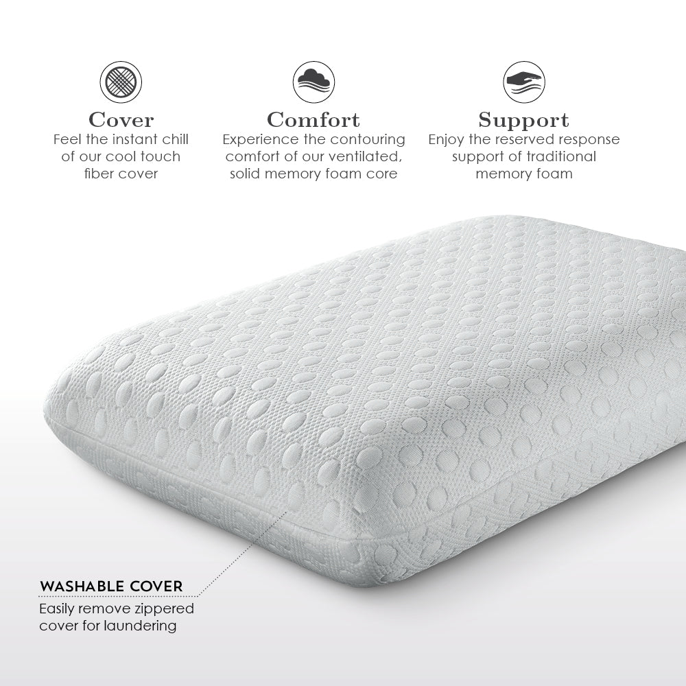 Cooling Memory Foam Pillow - Yogasleep